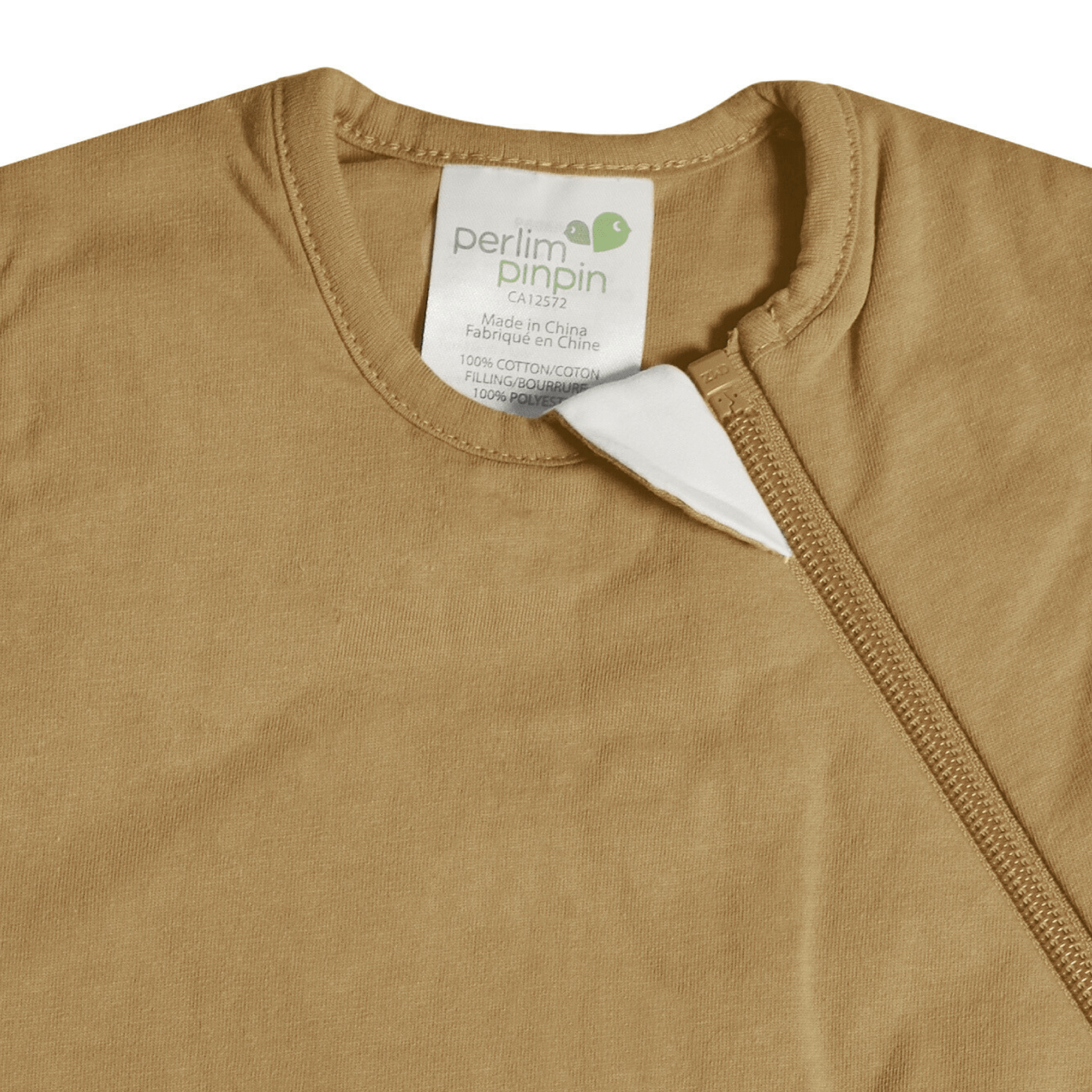 Bamboo newborn sleep sack - Honey (1.0 tog)