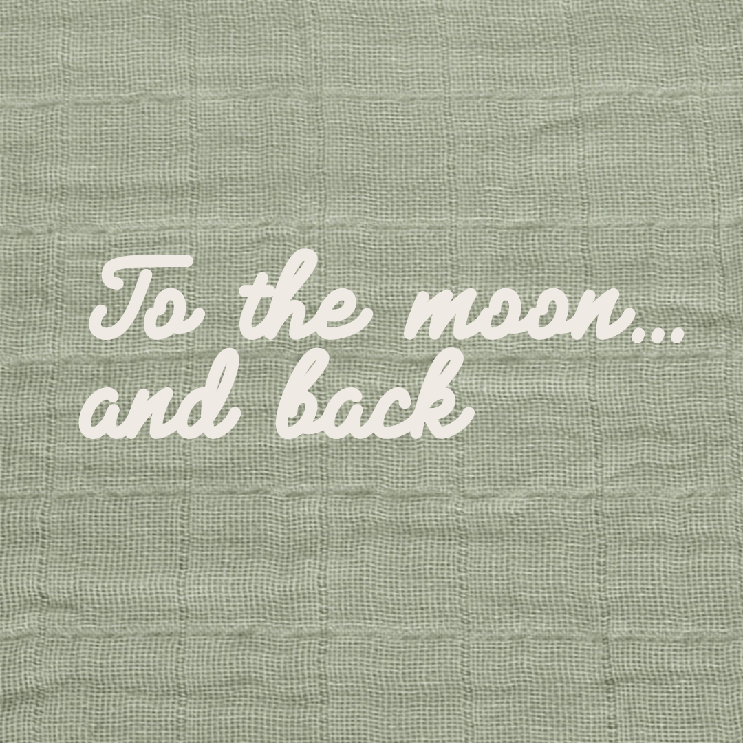 Cotton muslin swaddle - Kaki