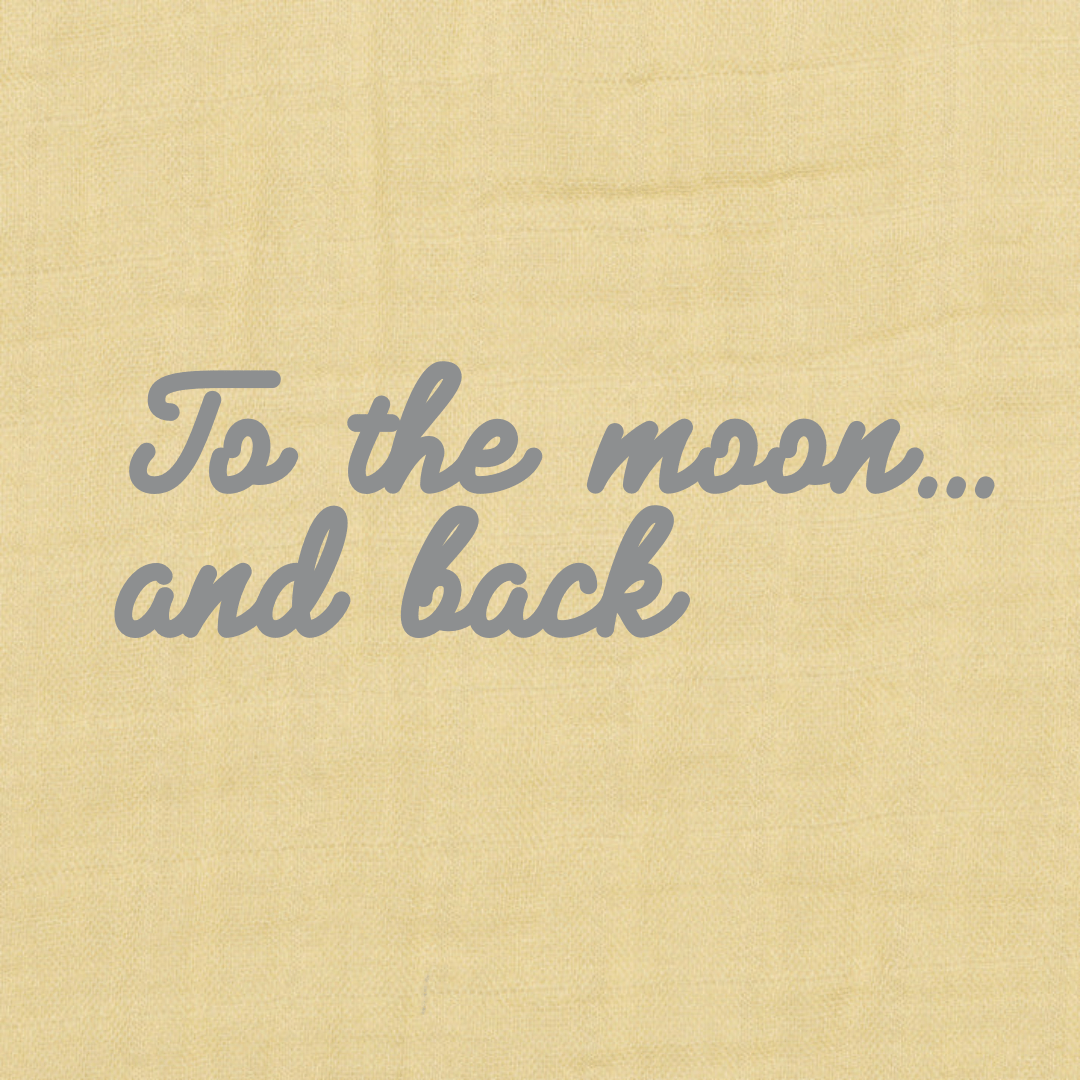 Cotton muslin swaddle - Lemon