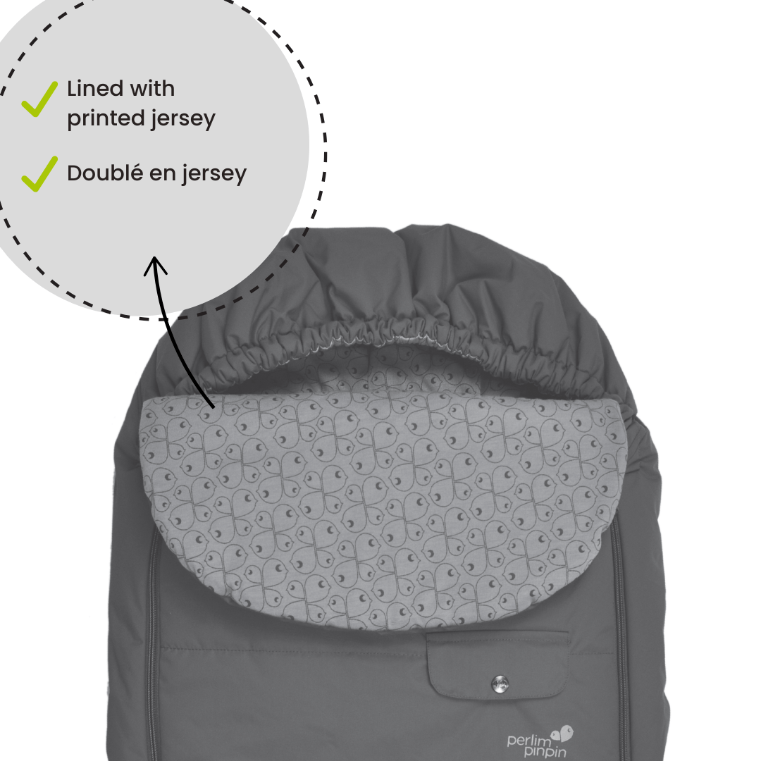 Infant mid-season bunting bag - Gris