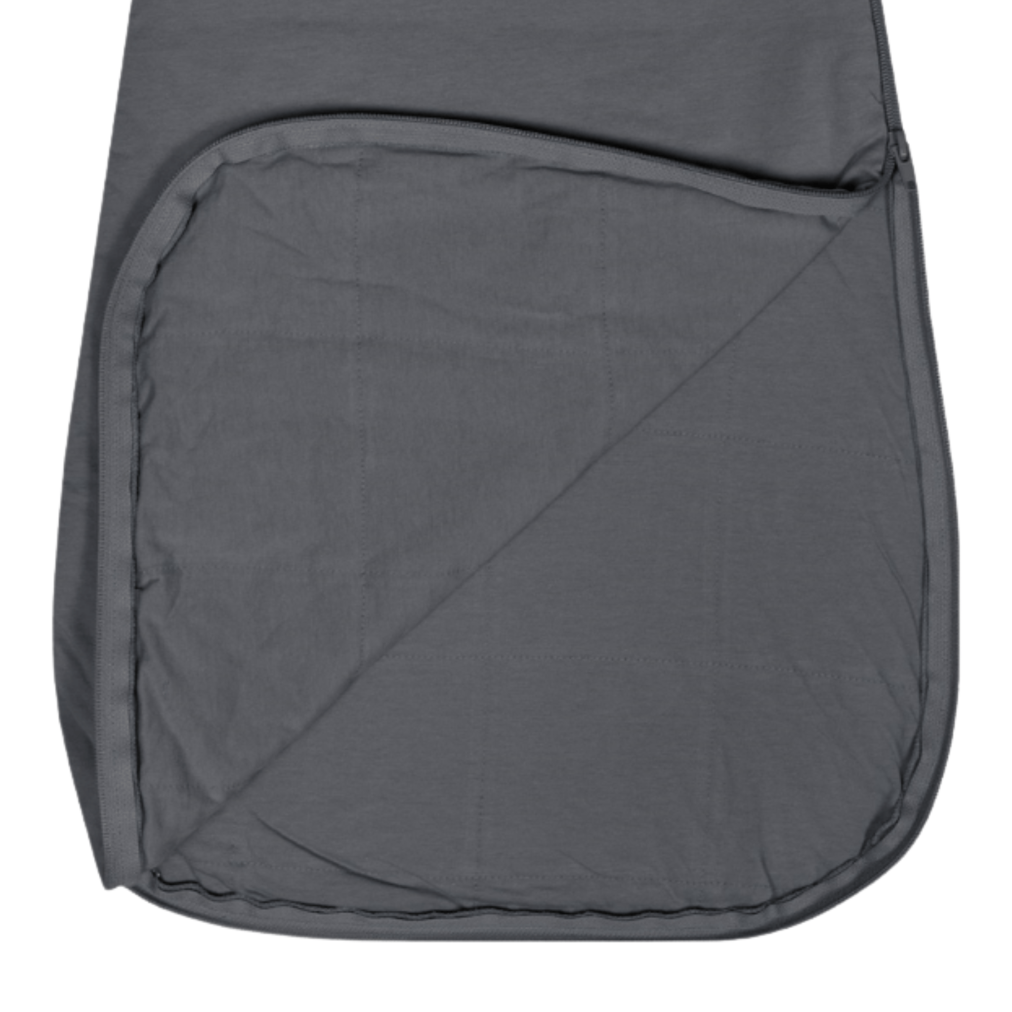 Bamboo newborn sleep sack - Charcoal (1.0 tog)
