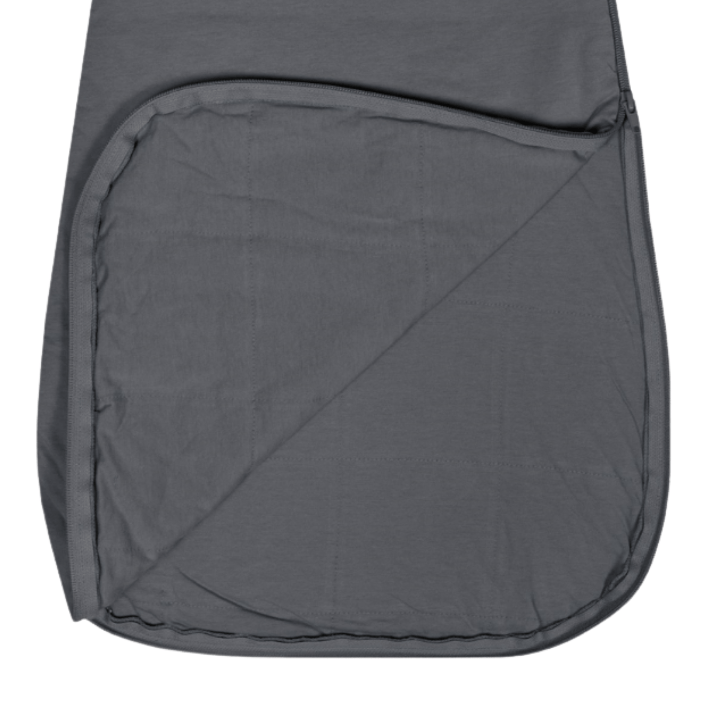 Bamboo newborn sleep sack - Charcoal (1.0 tog)