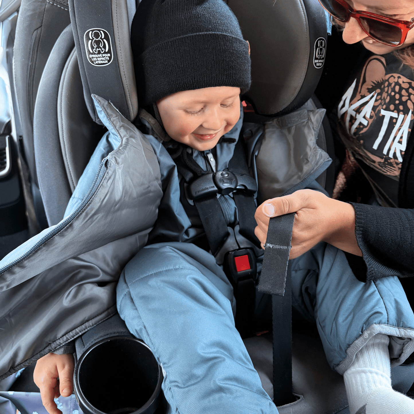 One piece baby snowsuit - Stark