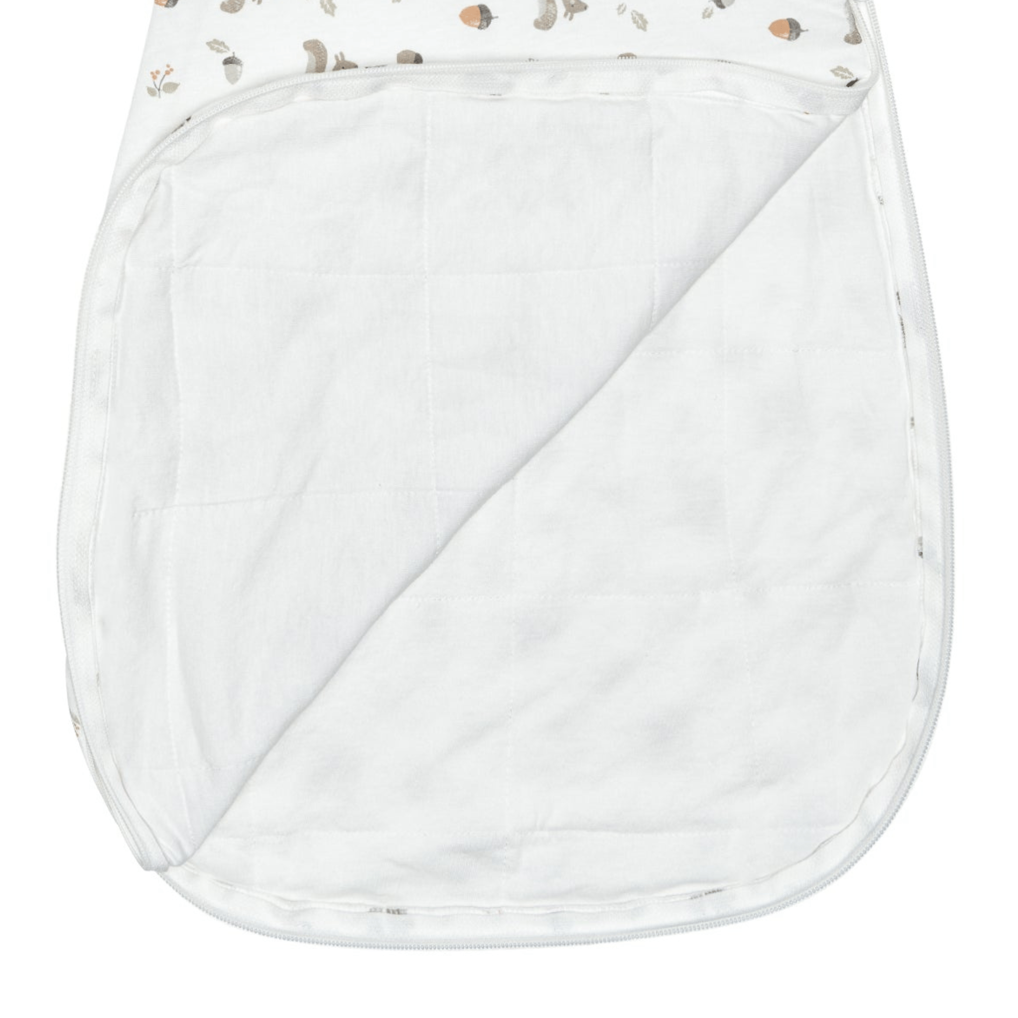 Bamboo newborn sleep sack - Squirrel (1.0 tog)