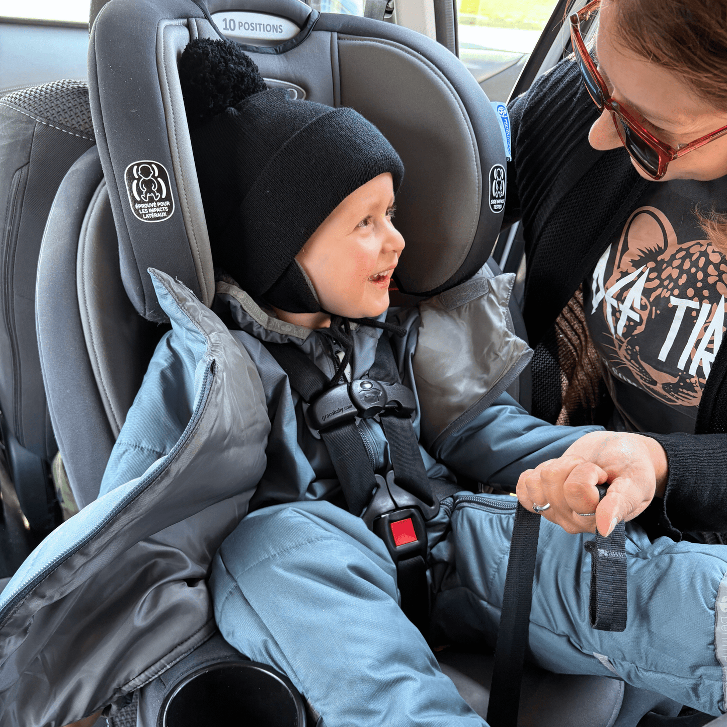 One piece baby snowsuit - Stark