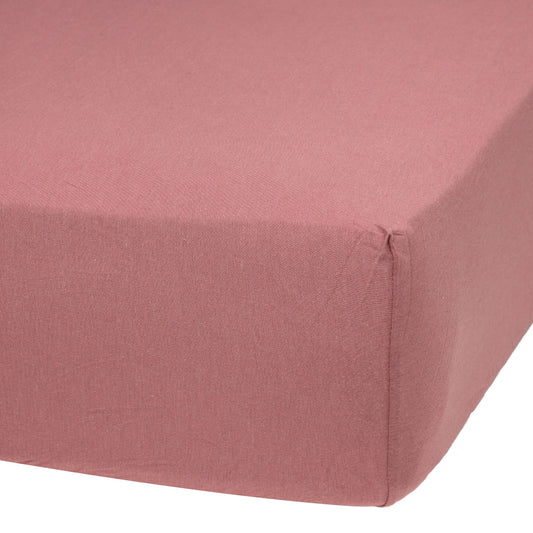 Drap contour en bambou - Framboise