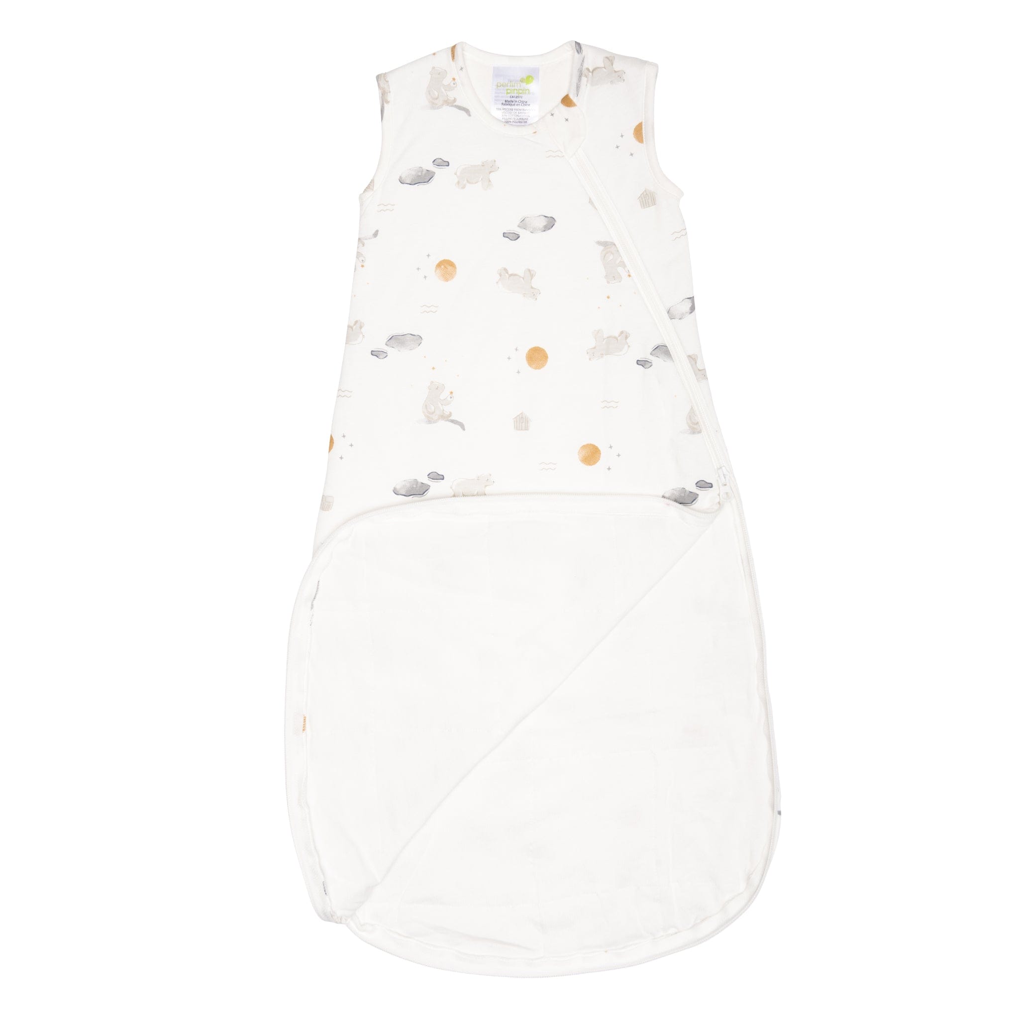 Quilted bamboo sleep sack - Full Moon (2.5 togs)