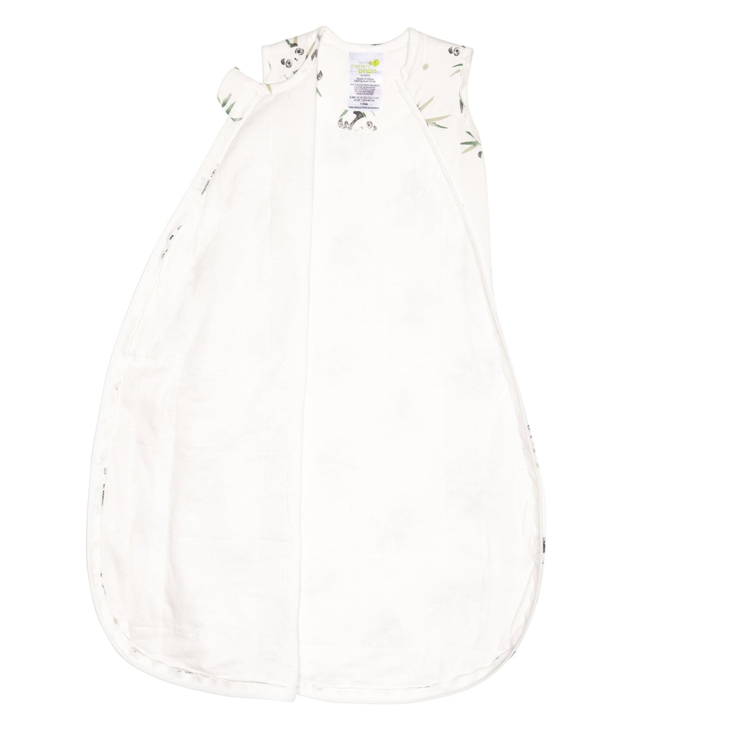 Quilted bamboo sleep sack - Pandas (1.0 tog)