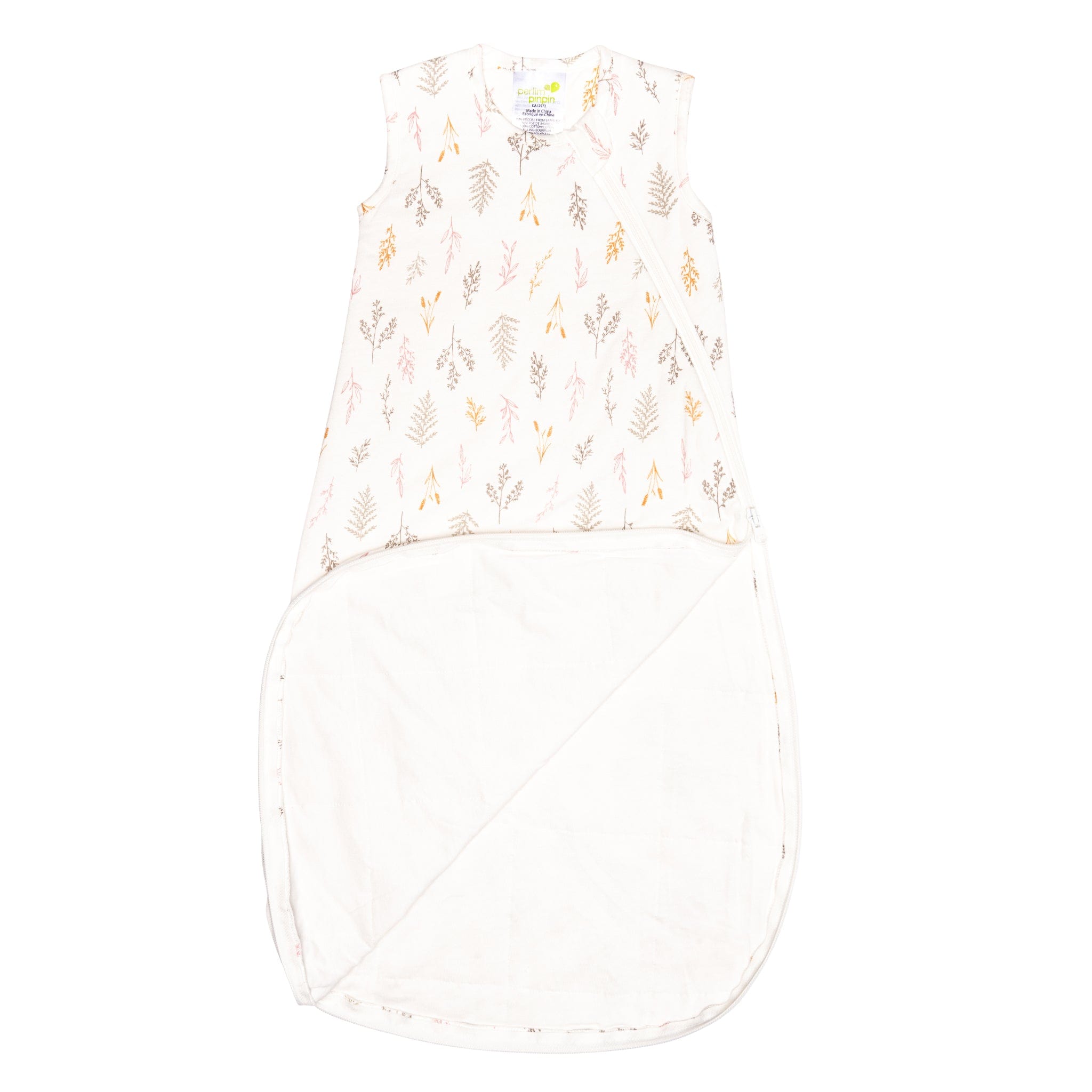 Quilted bamboo sleep sack - Wheat (2.5 togs)