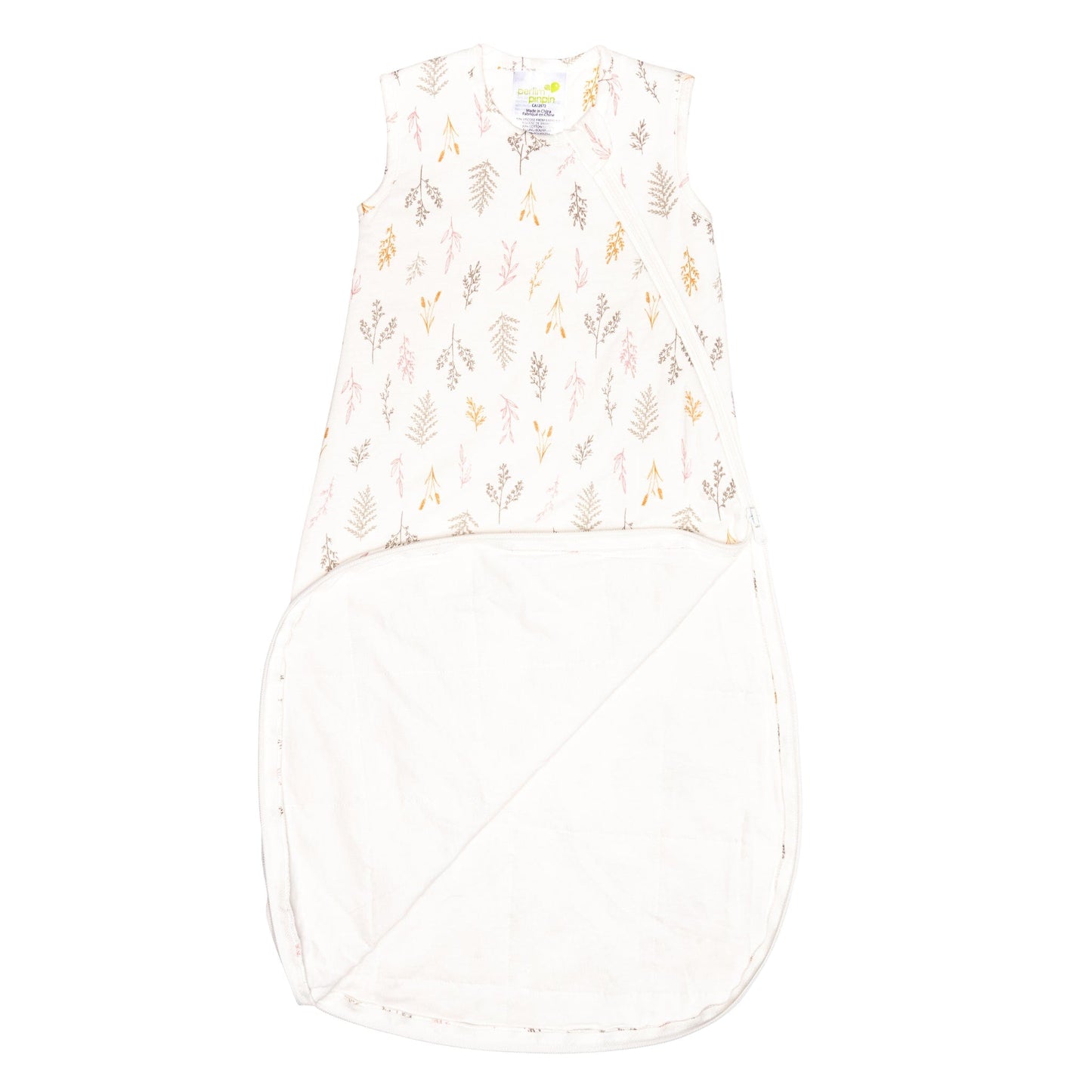 Quilted bamboo sleep sack - Wheat (2.5 togs)