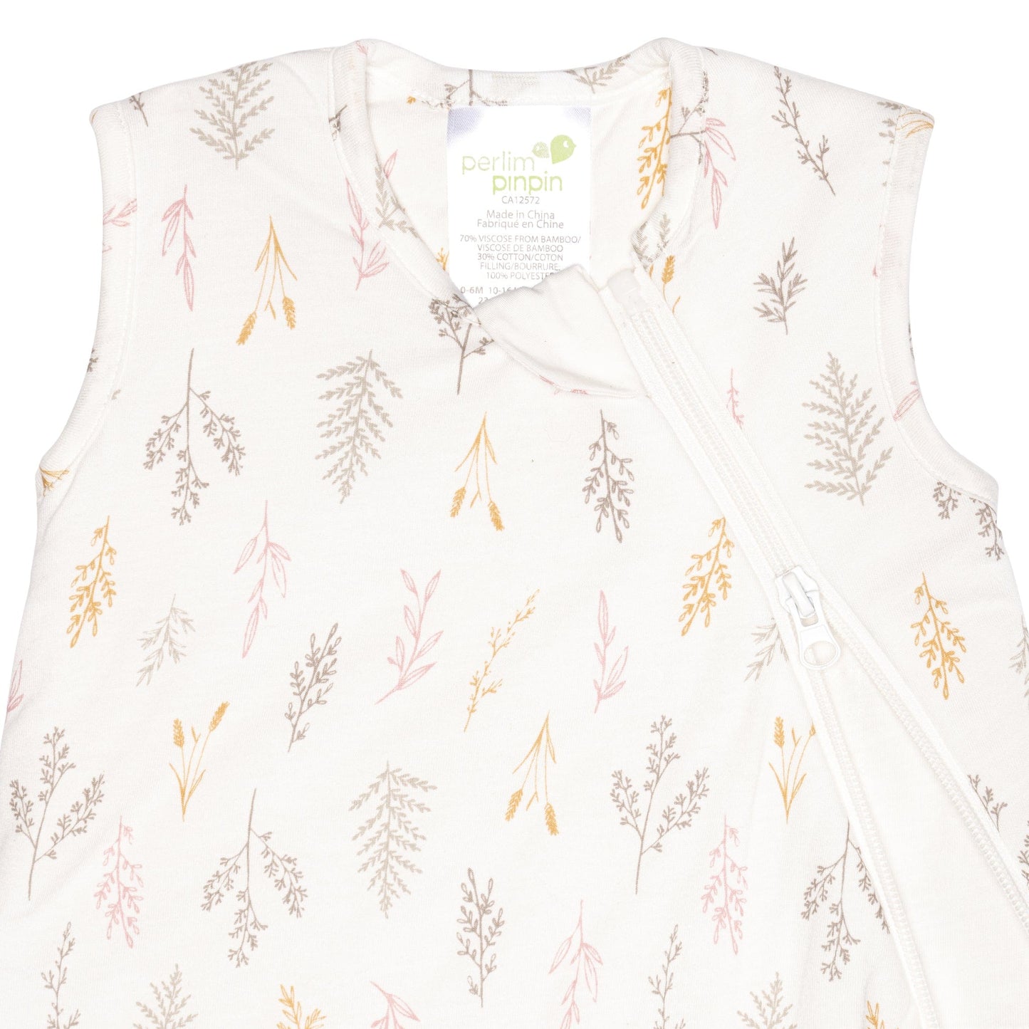 Quilted bamboo sleep sack - Wheat (2.5 togs)