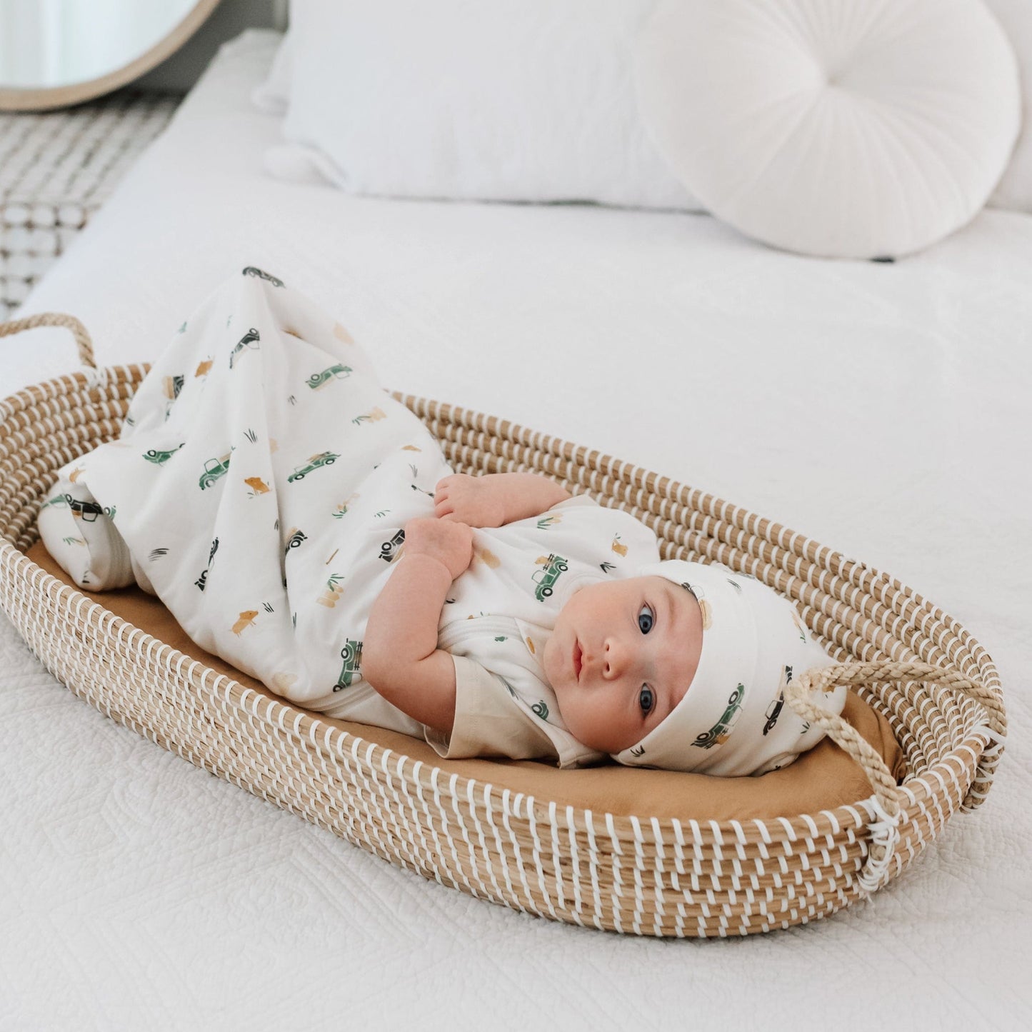 Quilted bamboo sleep sack - Prairies (2.5 togs)