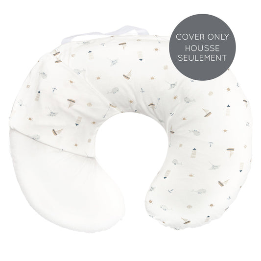 Housse de coussin d'allaitement en bambou – Océan (HOUSSE SEULEMENT)