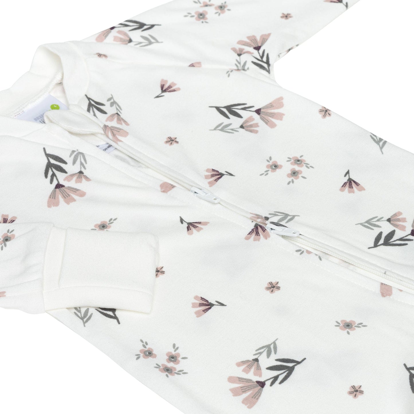 Bamboo baby sleeper - Watercolor Flowers