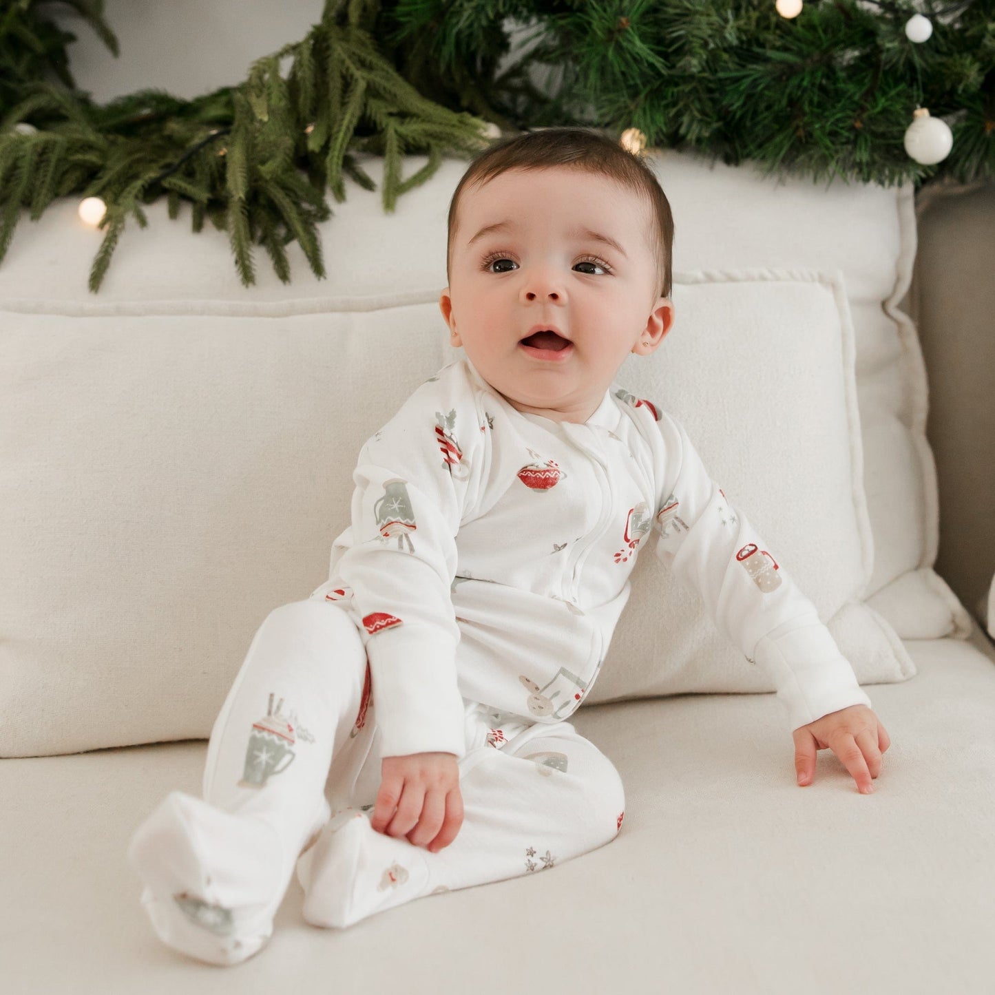 Bamboo baby sleeper - Xmas treats