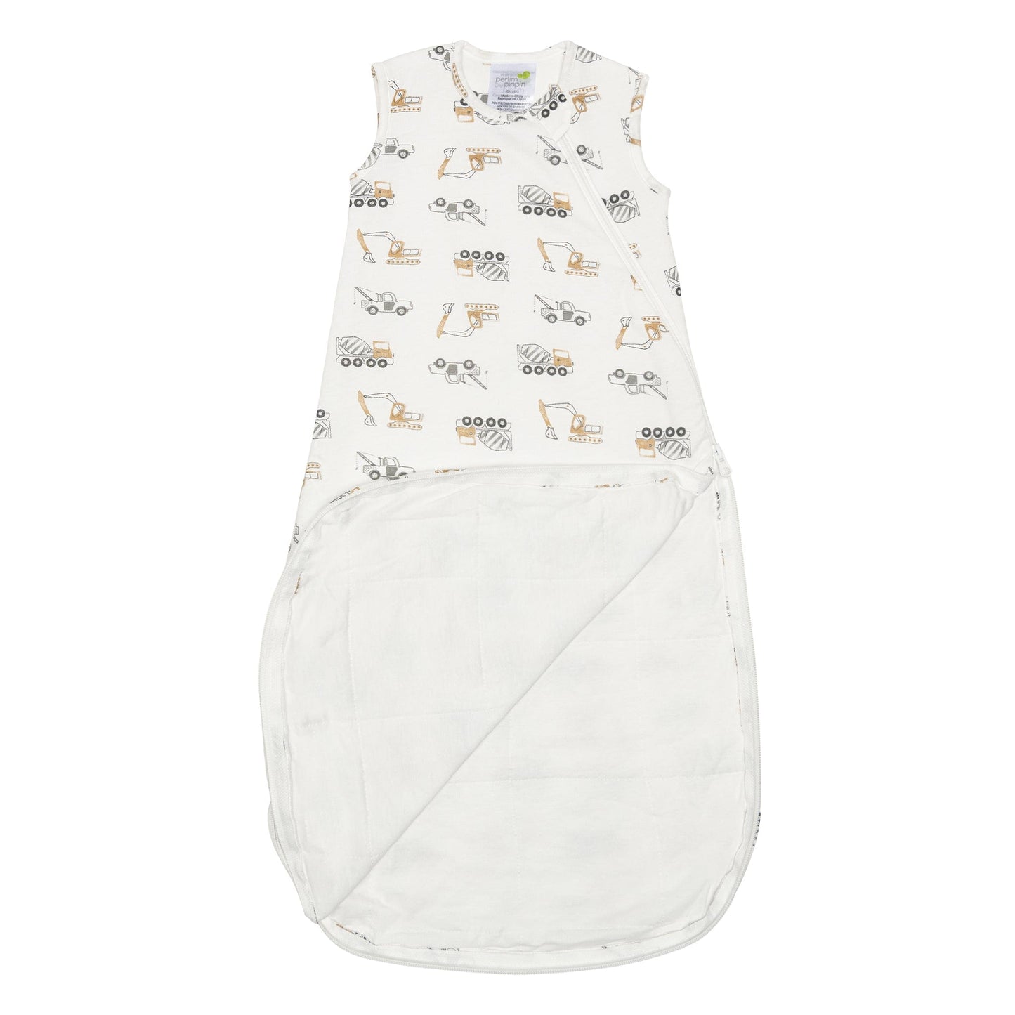 Quilted bamboo sleep bag - Construction (2.5 togs)