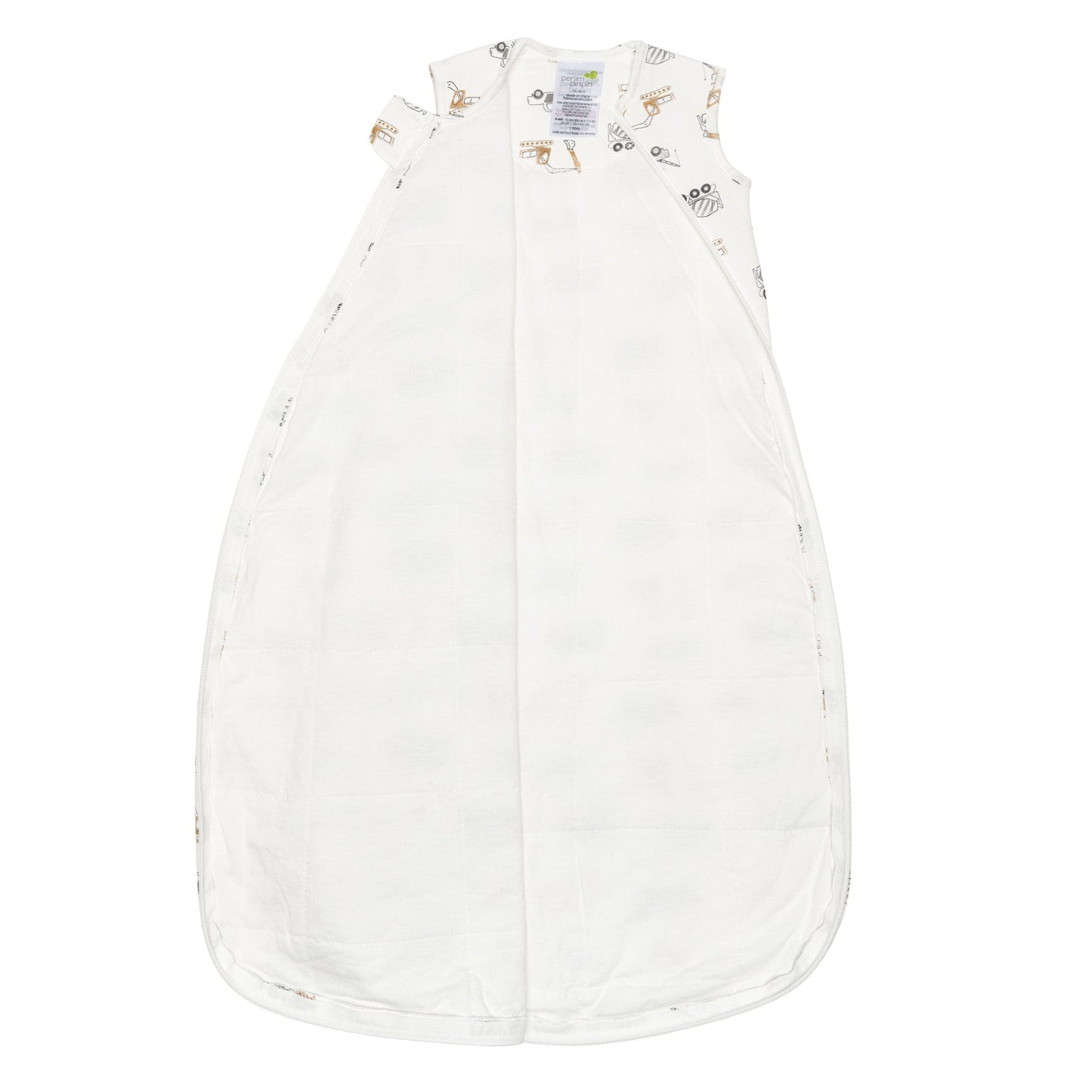 Quilted bamboo sleep bag - Construction (2.5 togs)