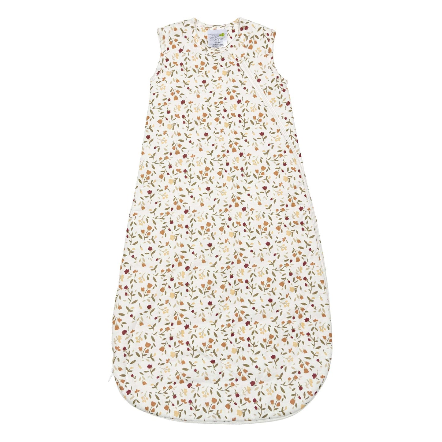 Quilted bamboo sleep bag - Floral (1.0 tog)