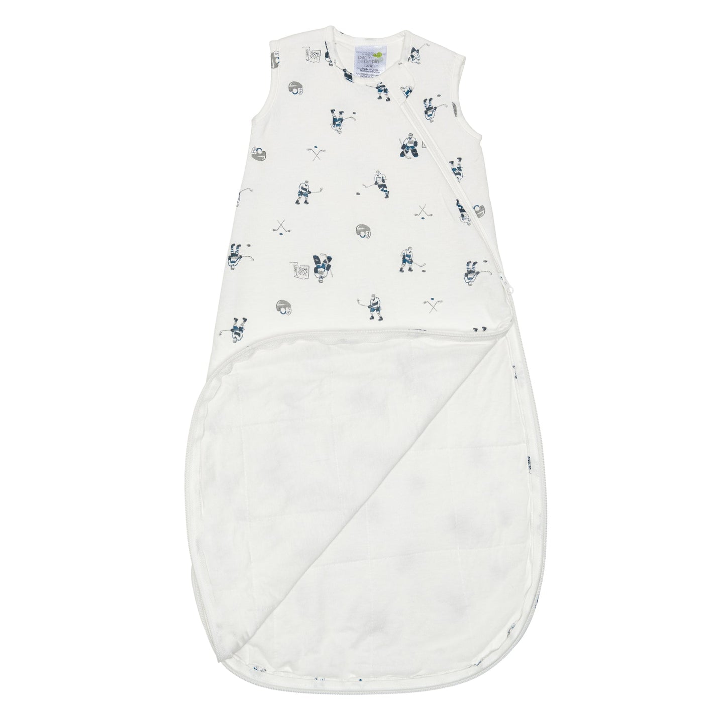 Quilted bamboo sleep sack - Hockey (1.0 tog)