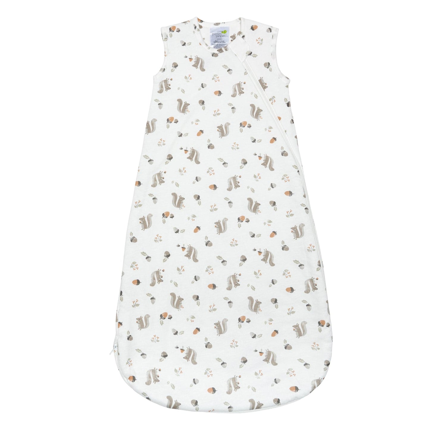 Quilted bamboo sleep bag - Squirrel (2.5 togs)