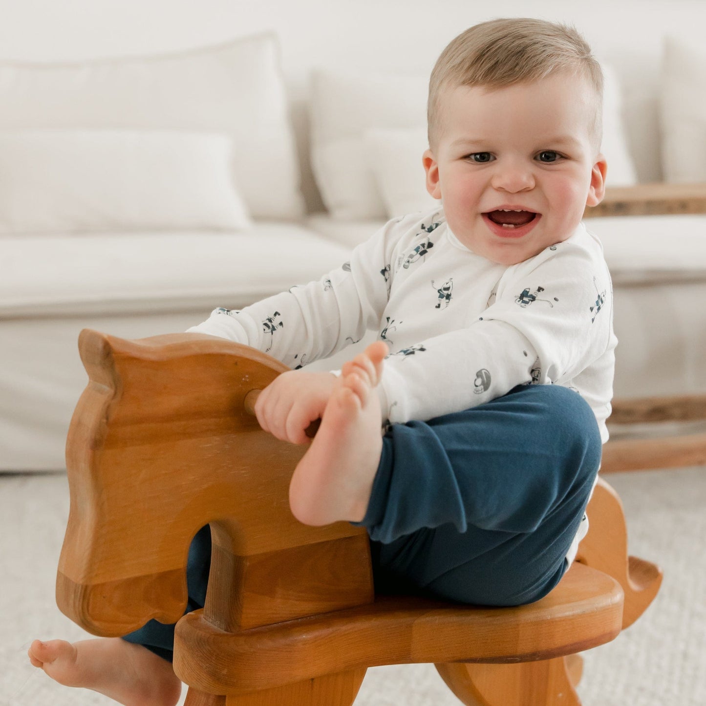 Bamboo pajama set - Hockey