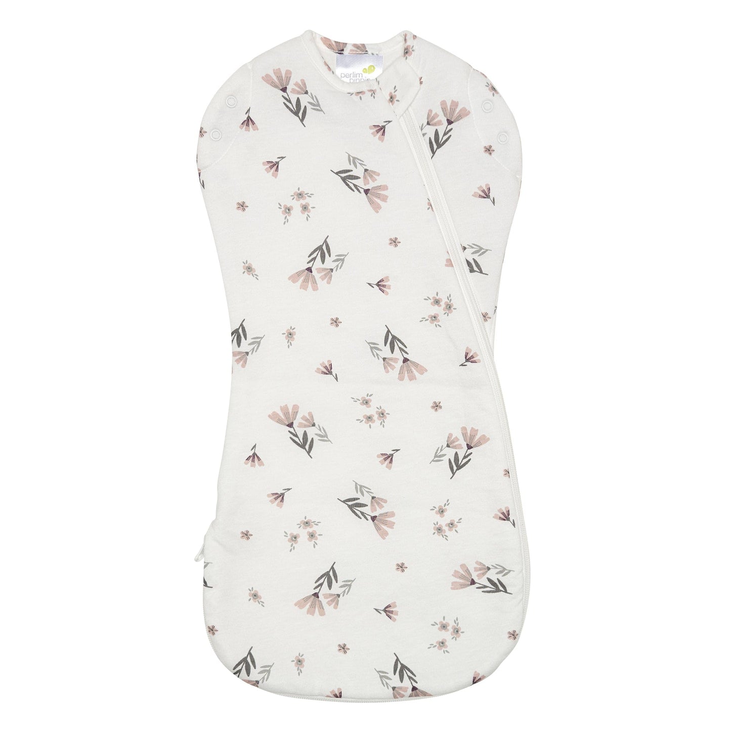Bamboo newborn sleep sack - Watercolor Flowers (1.0 tog)