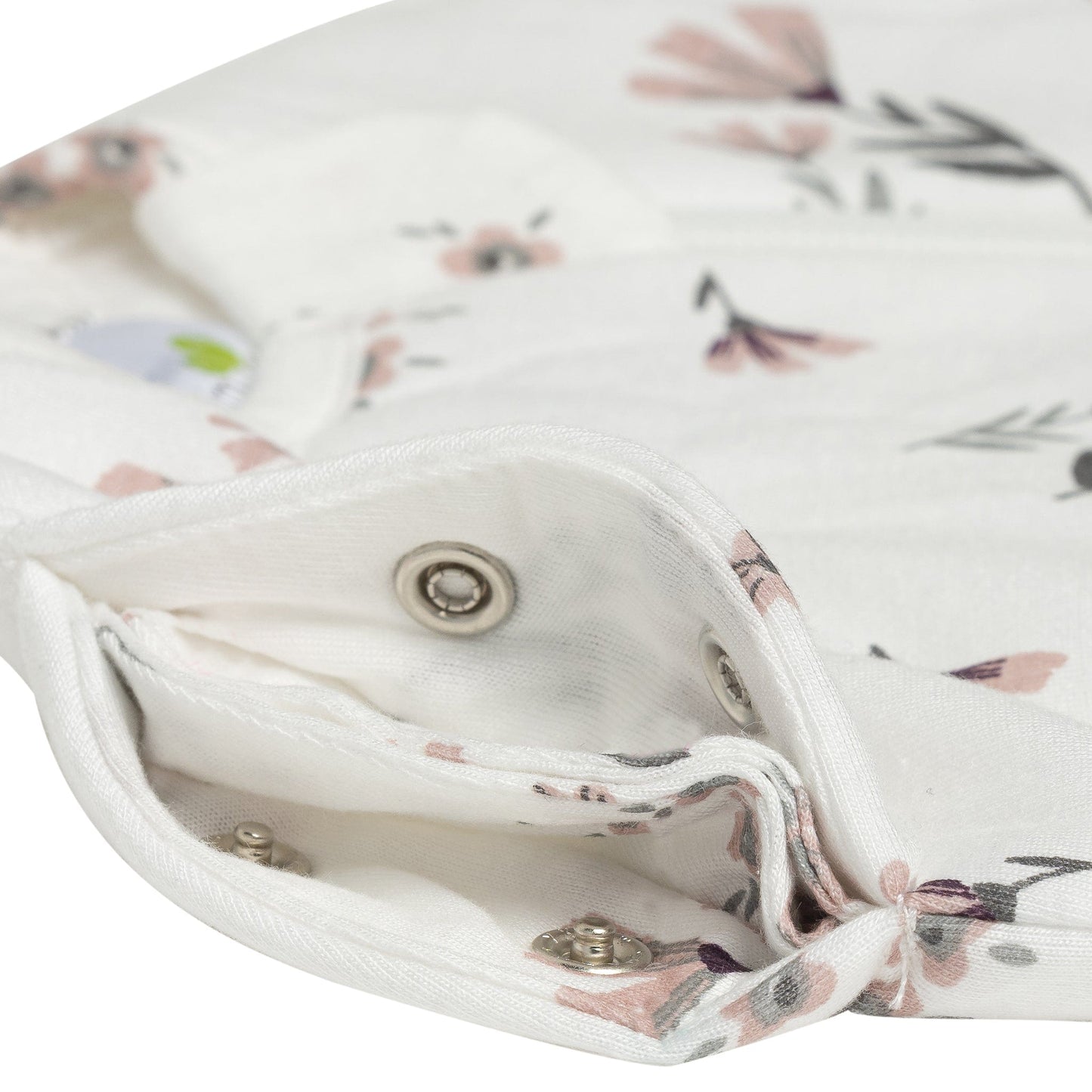 Bamboo newborn sleep sack - Watercolor Flowers (1.0 tog)