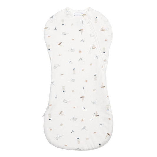 Bamboo newborn sleep sack - Ocean (1.0 tog)