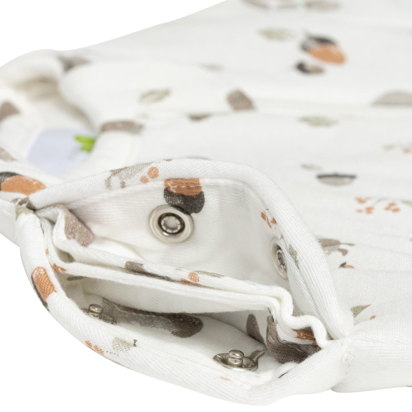 Bamboo newborn sleep sack - Squirrel (1.0 tog)