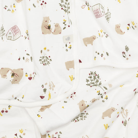 Couverture de bambou - Ours