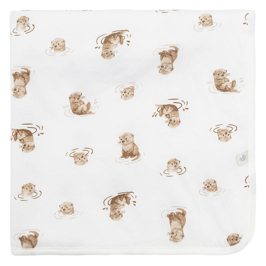 Bamboo blanket - Otters