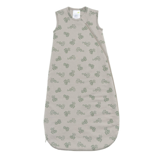 Quilted bamboo sleep sack - Tractors (1.0 tog)