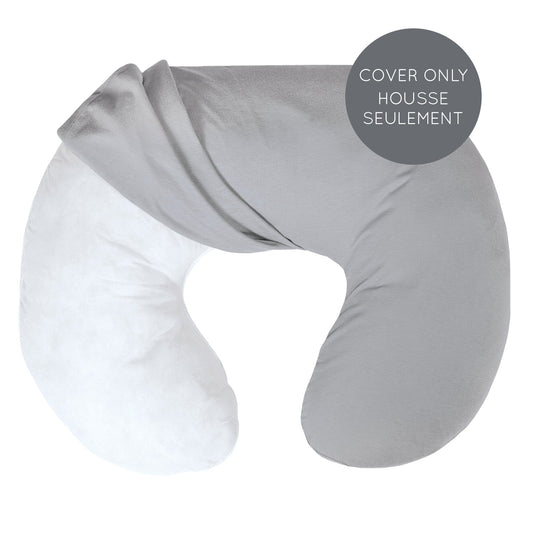 Housse de coussin d'allaitement en bambou – Galet (HOUSSE SEULEMENT)