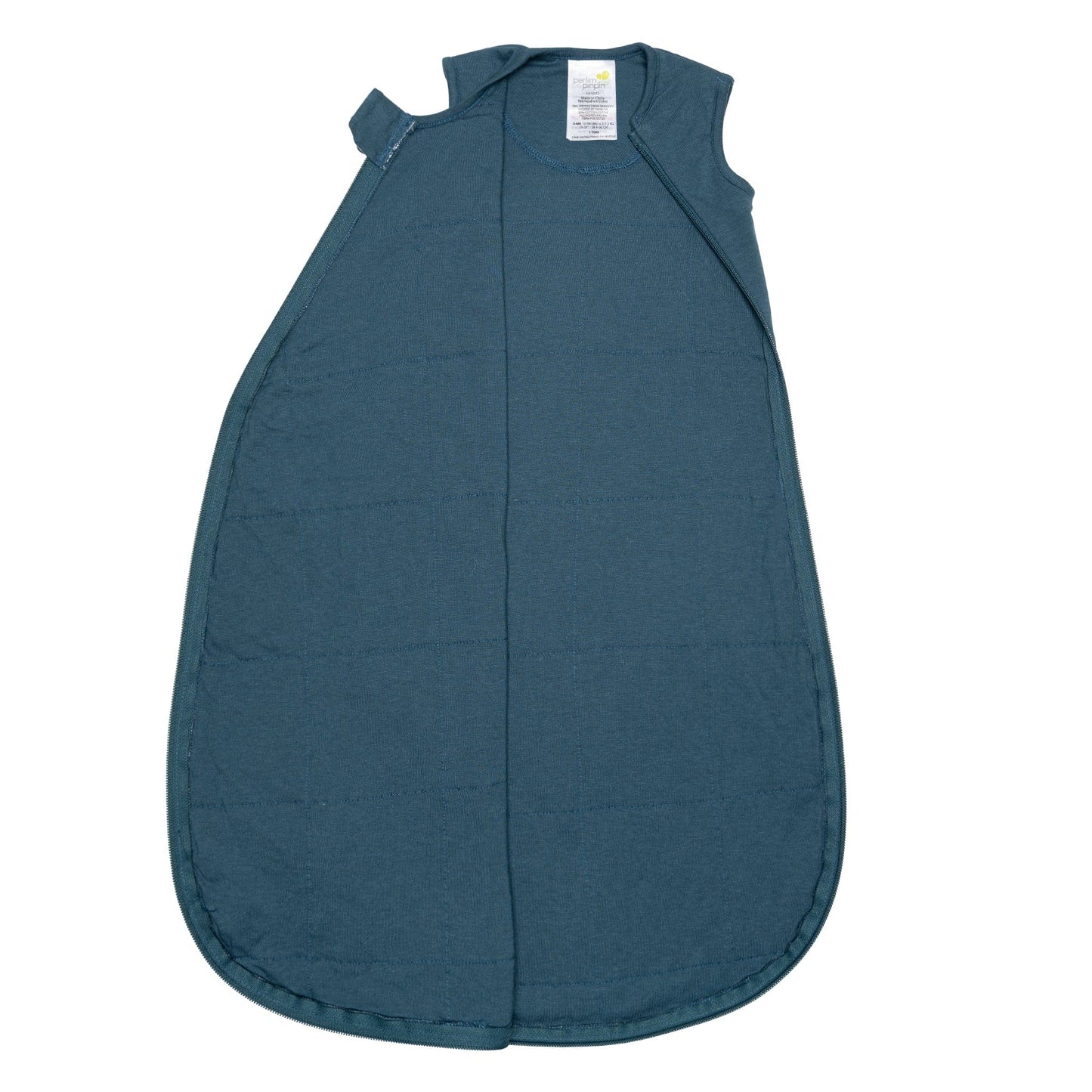 Quilted bamboo sleep bag - Denim (1.0 tog)
