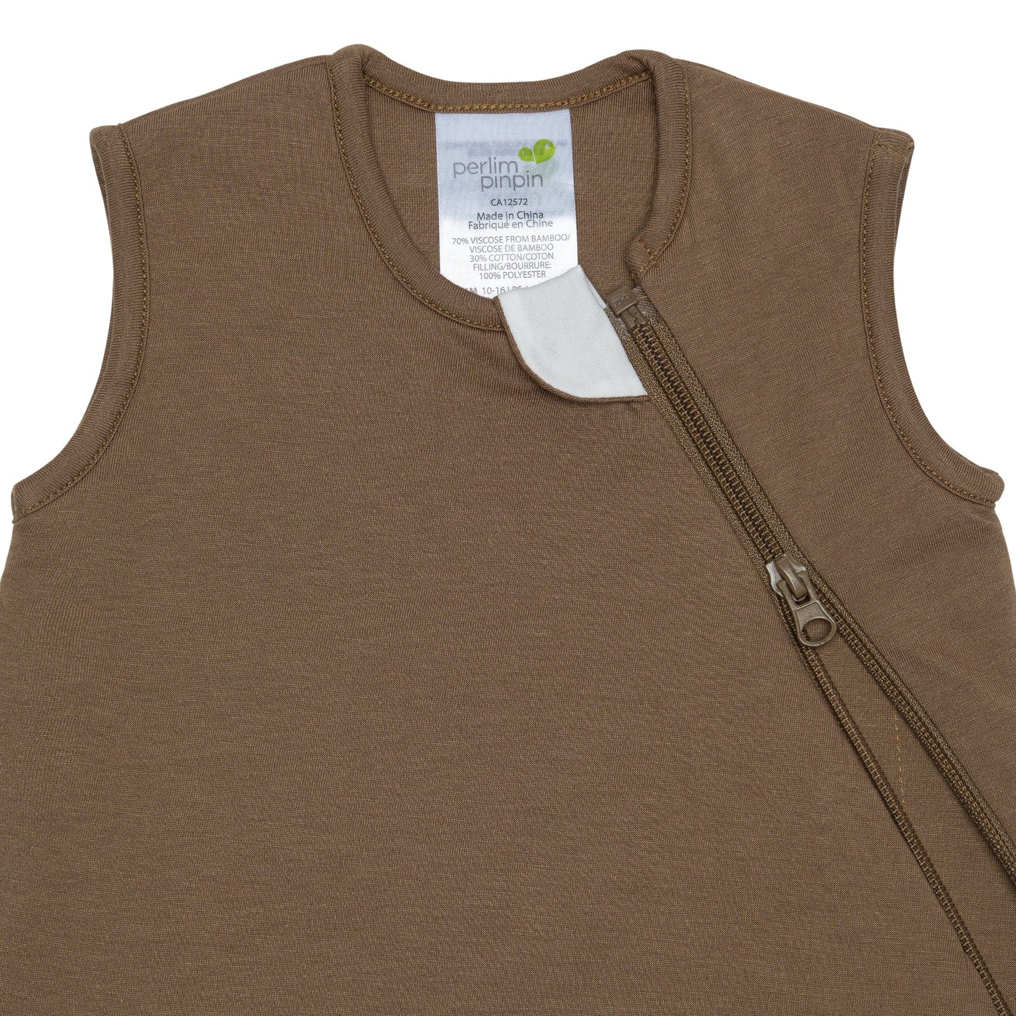 Sac de nuit matelassé en bambou - Moka (1.0 tog)