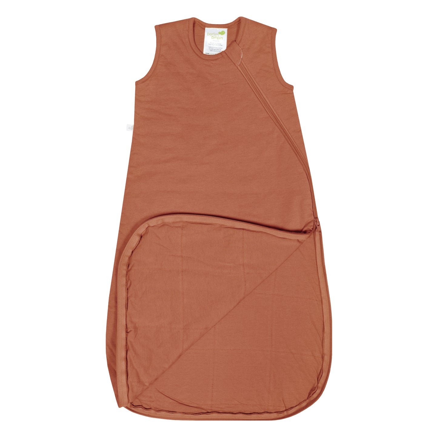 Quilted bamboo sleep sack - Cayenne (1.0 tog)