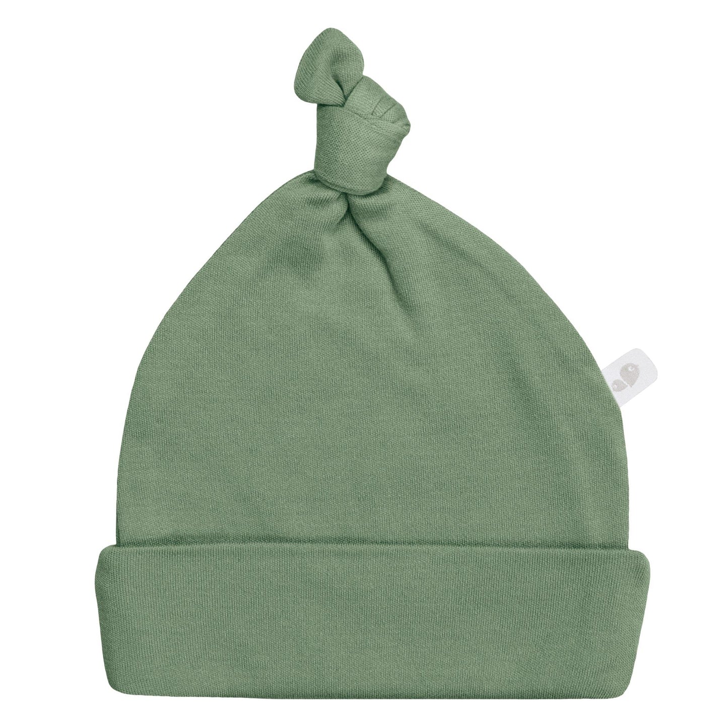 Newborn bamboo knotted hat - Hunter Green