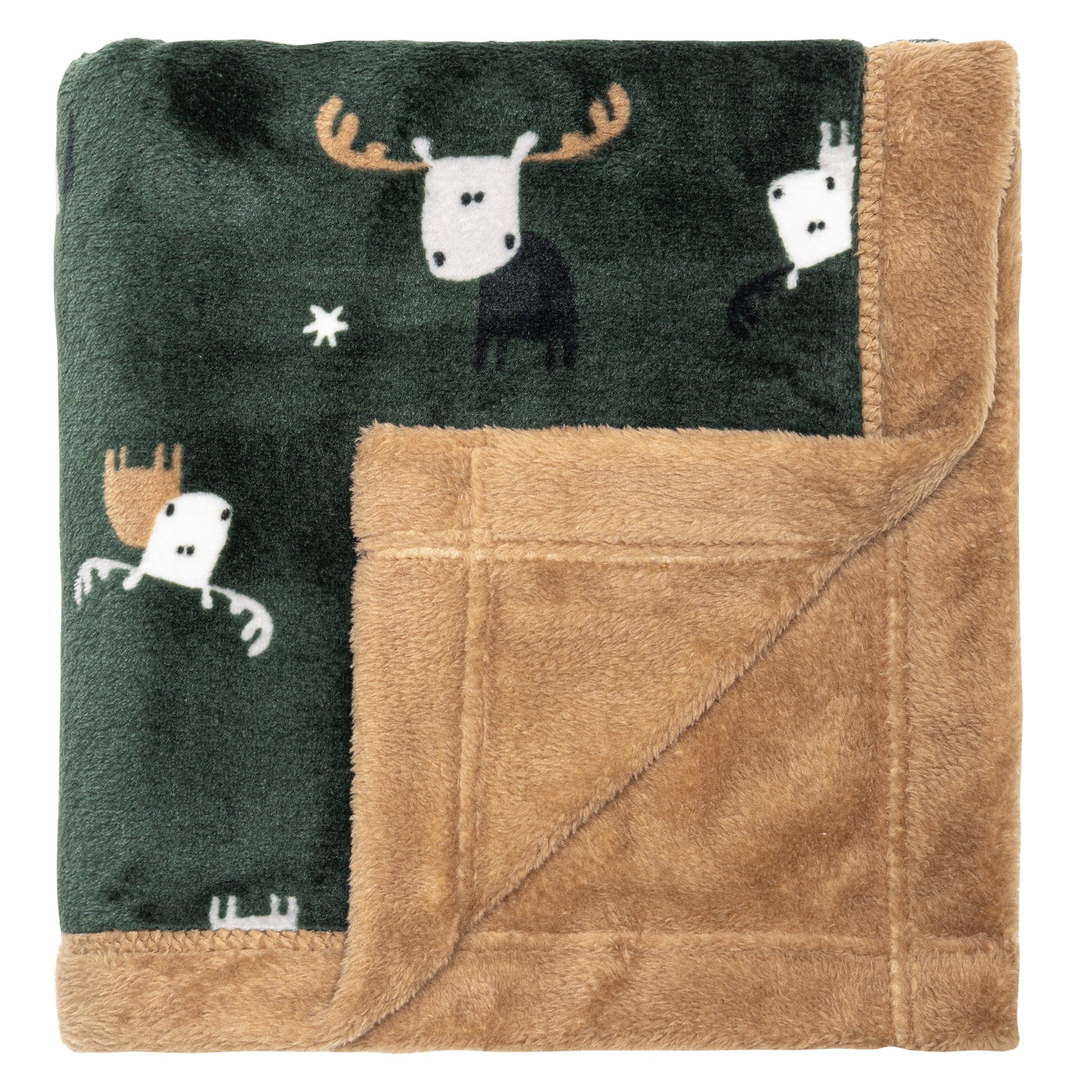 Moose fleece blanket sale