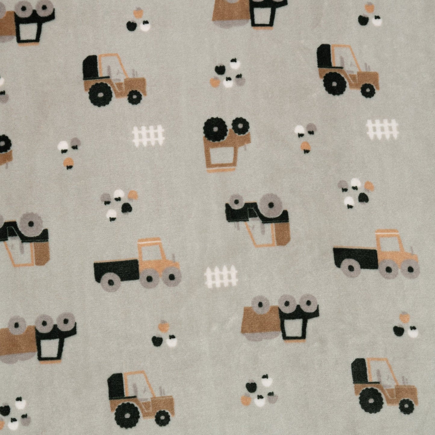Plush blanket - Tractors