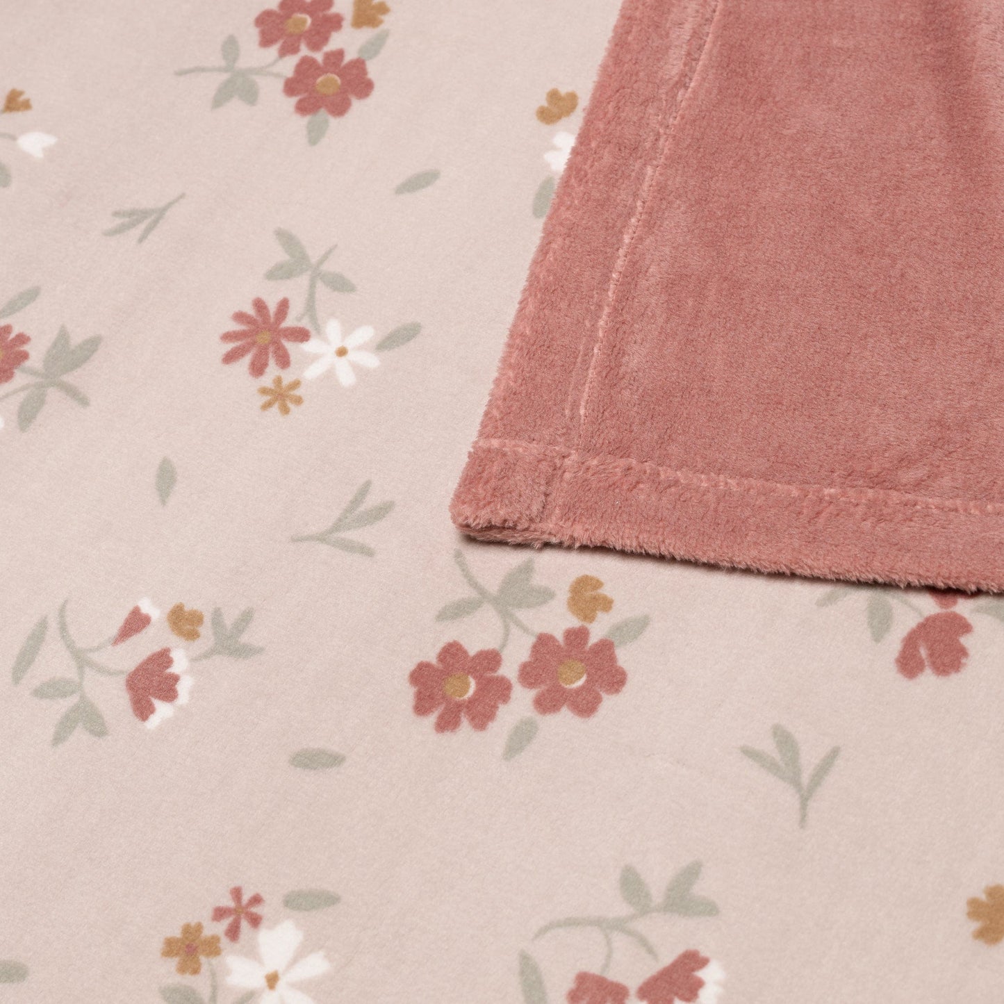 Plush blanket - Floral
