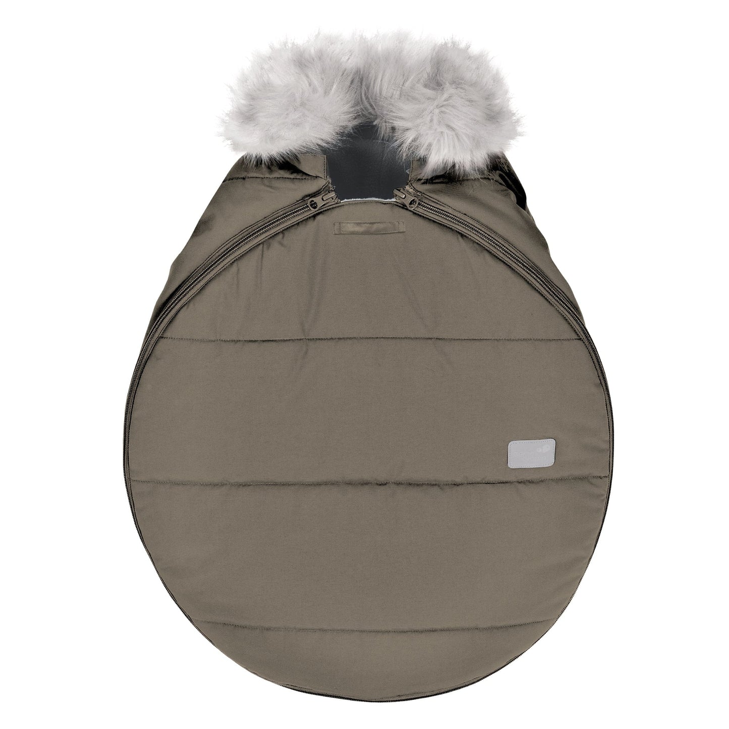 Winter car seat cover - Kaki