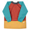 Kid Smock - Yellow, Teal & Brick Color Block