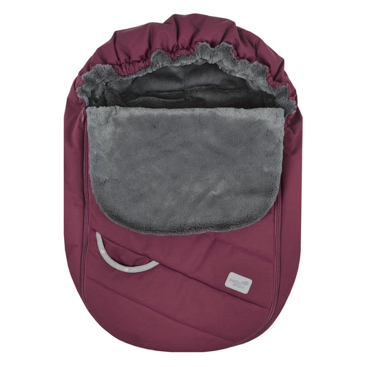 Infant winter bunting bag - Merlot