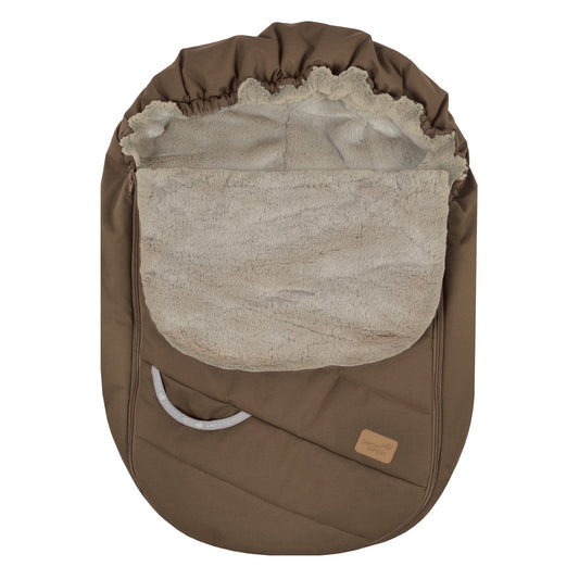 Infant winter bunting bag - Moka