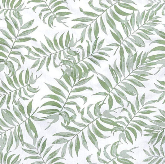 Crib fitted sheet - Tropical green