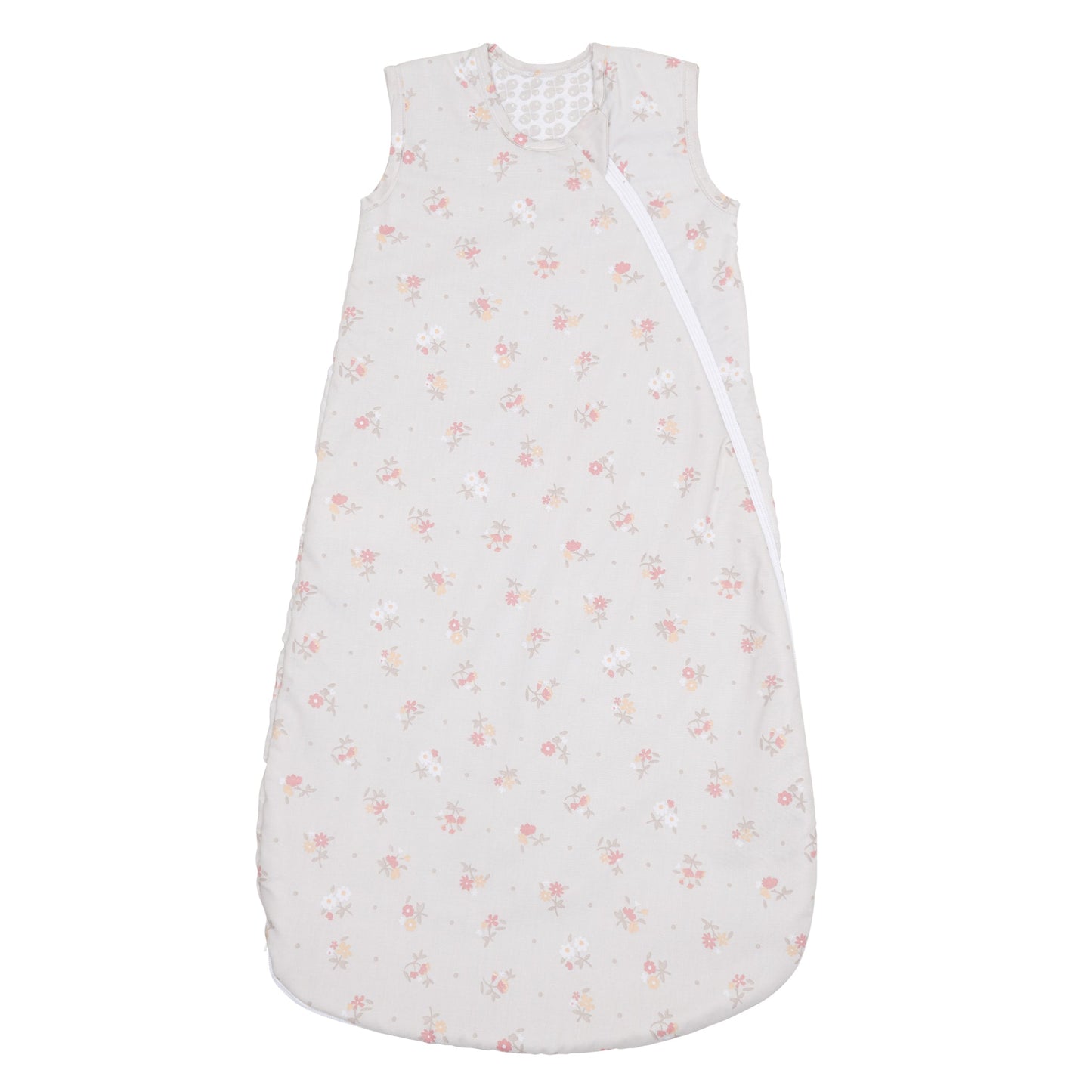 Woven cotton sleep bag - Flowers (2.0 togs)