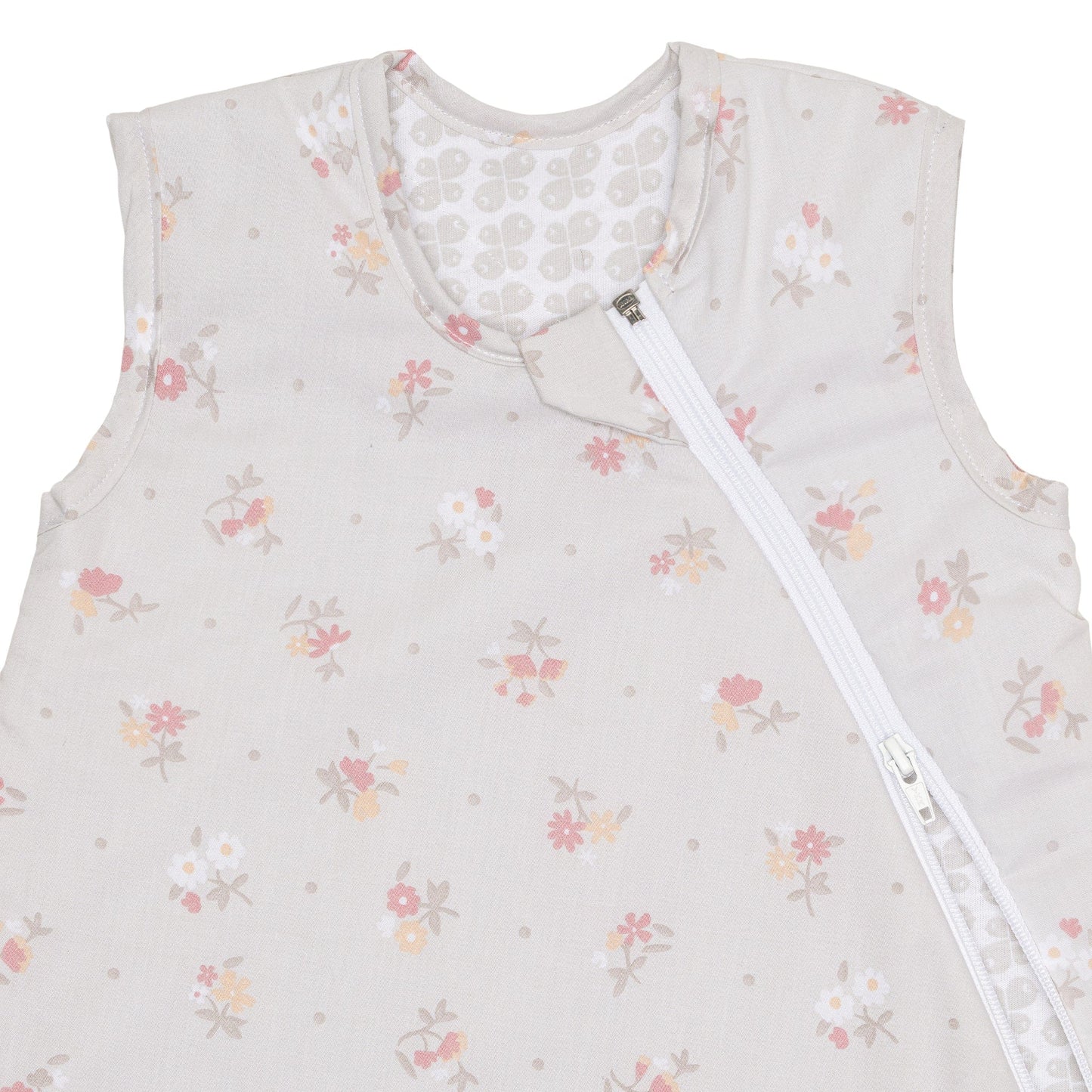 Woven cotton sleep bag - Flowers (2.0 togs)
