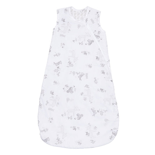 Woven cotton sleep bag - Forest (2.0 togs)
