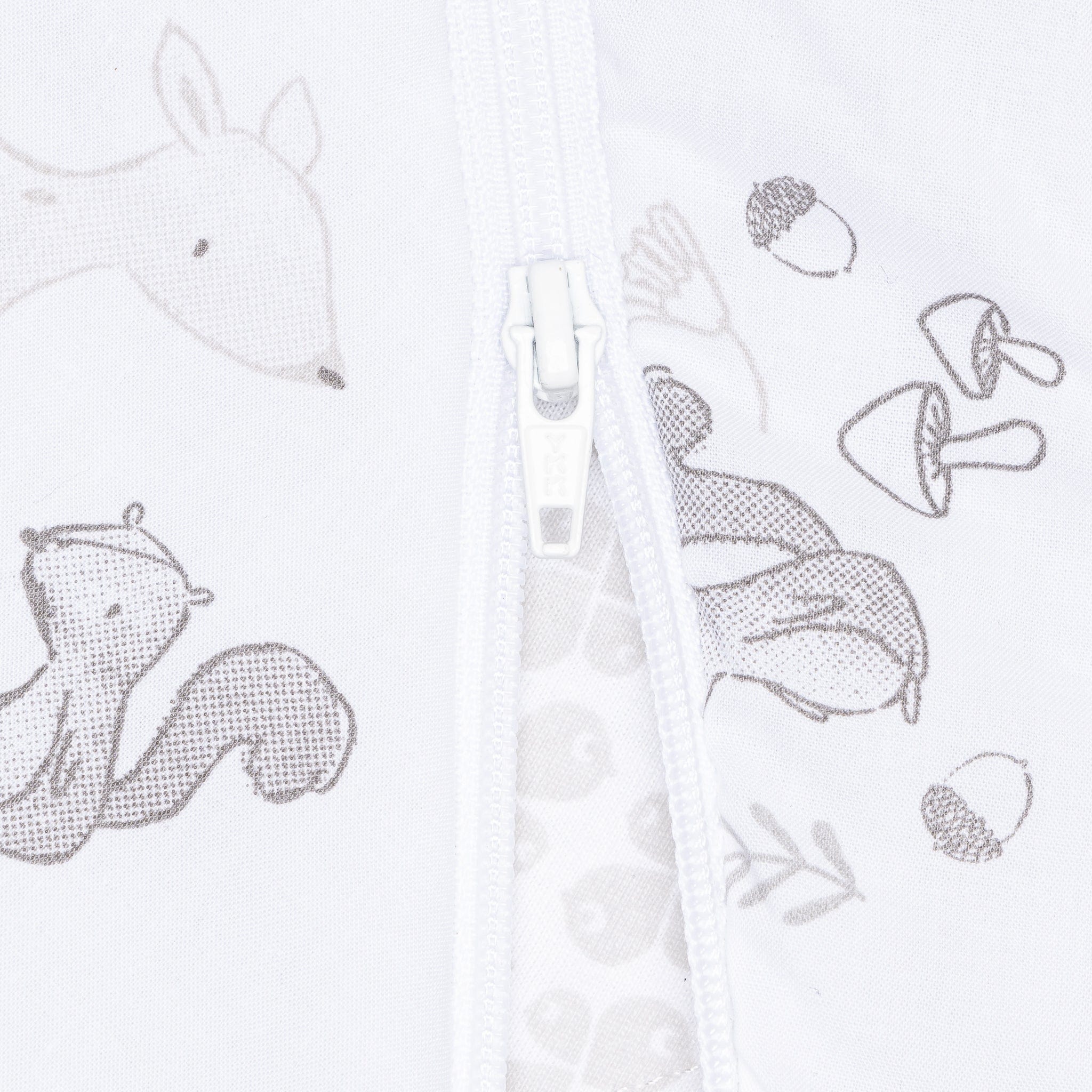 Woven cotton sleep bag - Forest (2.0 togs)