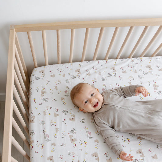 Crib fitted sheet - Bears